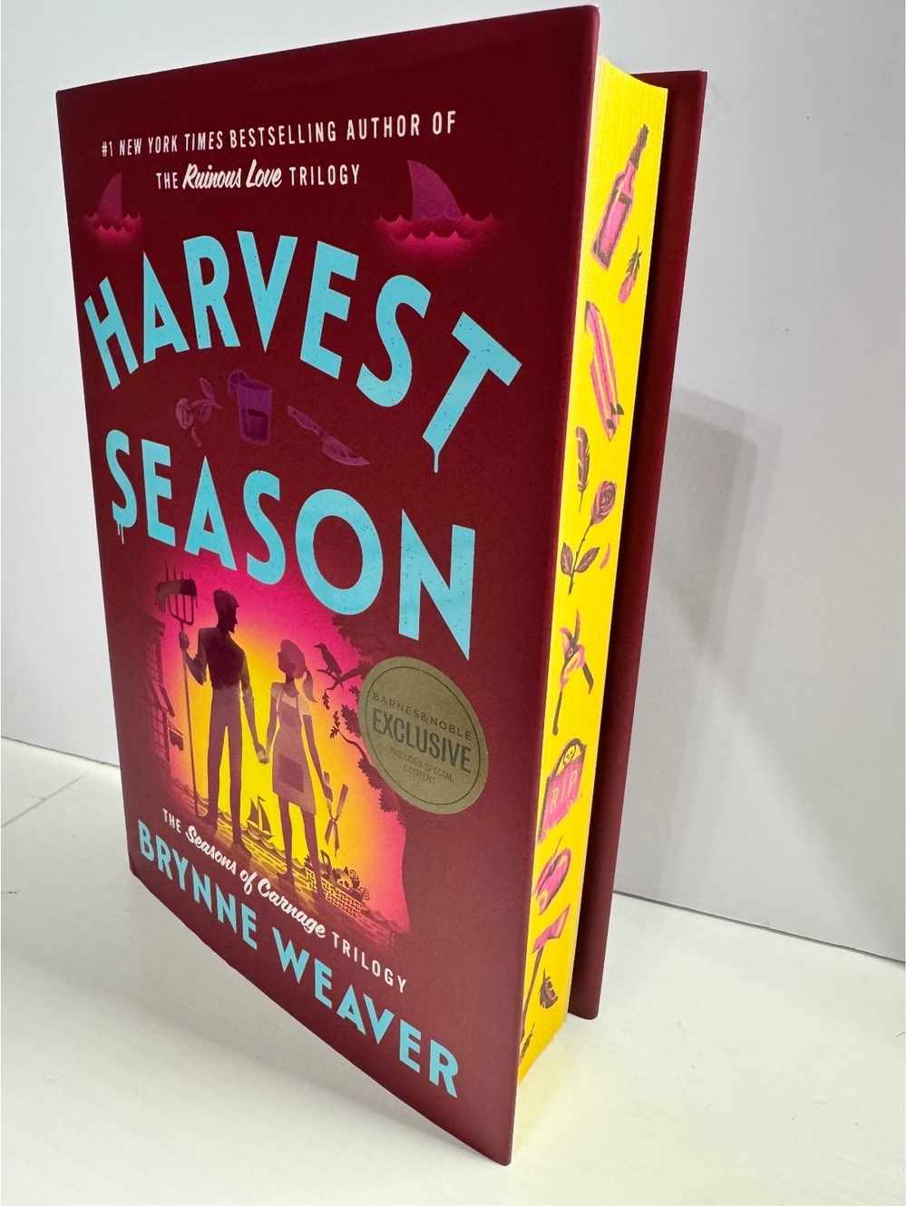 Harvest Season Brynne Weaver B&N Exclusive 1st Ed. Hardcover Sprayed Edges NWT
